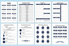 Moon Astrology Planner Canva Template - CraftNest - Digital Crafting and Art