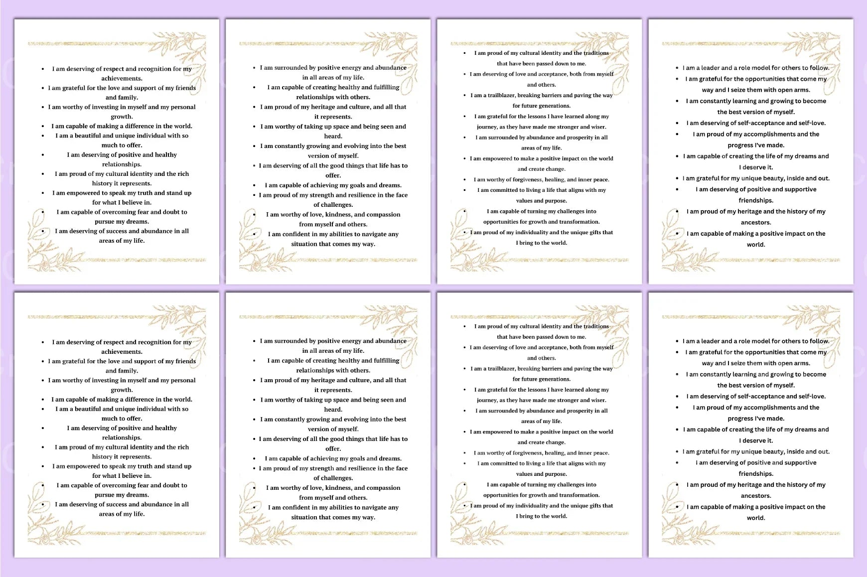 100 Positive Affirmations for Empowering Black Women - CraftNest - Digital Crafting and Art