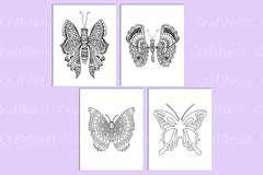 Butterfly Coloring Page - CraftNest - Digital Crafting and Art