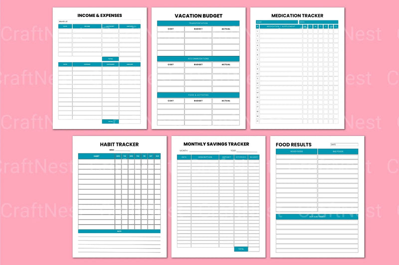 ADHD Progress Tracker - CraftNest - Digital Crafting and Art