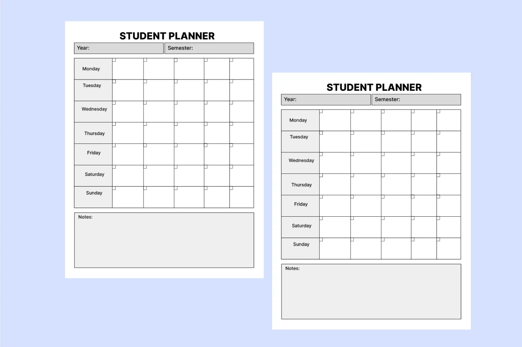 Student Planner  Bundle - CraftNest - Digital Crafting and Art