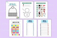 Winter Activity Coloring Book for Kids - CraftNest - Digital Crafting and Art