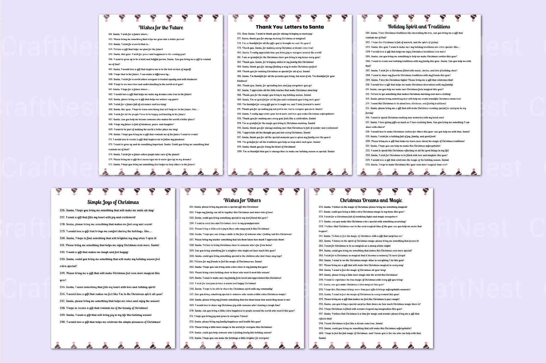 300 Creative Letters to Santa Prompts - CraftNest - Digital Crafting and Art