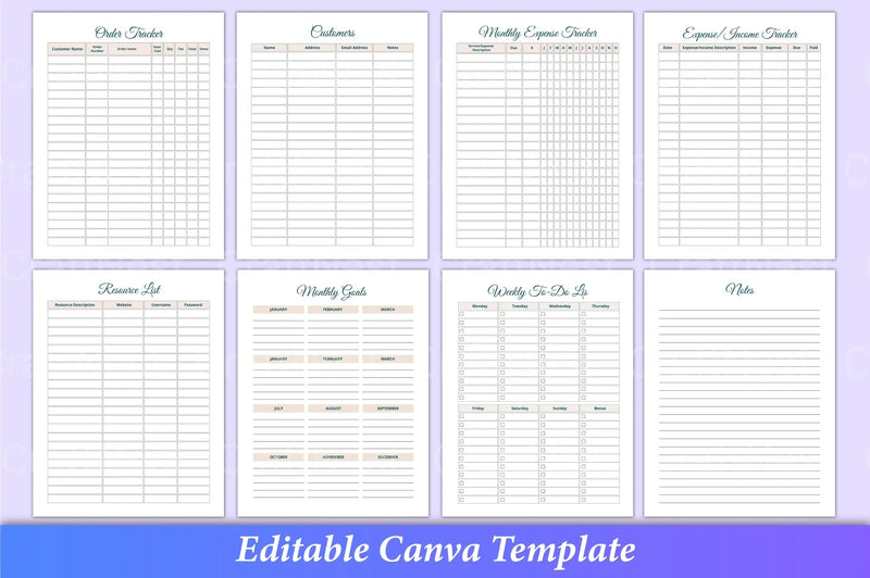 Crafter's Business Planner for Success - CraftNest - Digital Crafting and Art