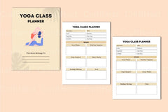Yoga Class Planner - CraftNest - Digital Crafting and Art