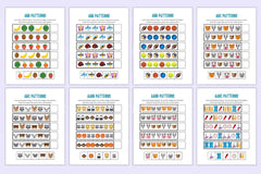 Kindergarten Pattern Workbook for Early Learning - CraftNest - Digital Crafting and Art
