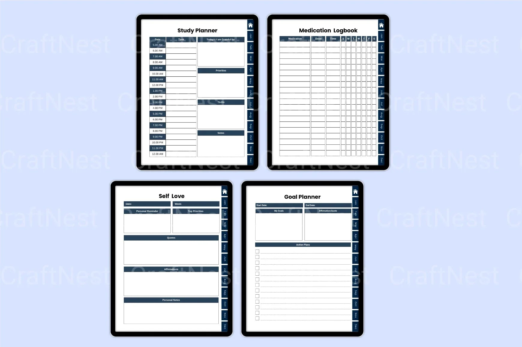 Mental Health Workbook for Personal Growth - CraftNest - Digital Crafting and Art