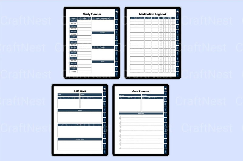 Mental Health Workbook for Personal Growth - CraftNest - Digital Crafting and Art