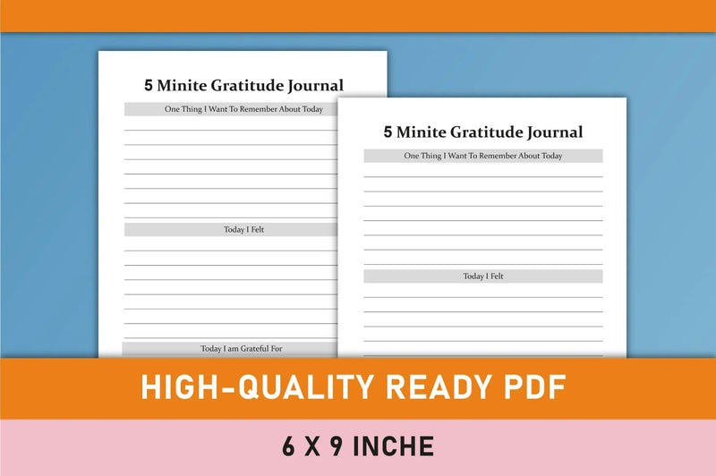 Mini Gratitude Planner - CraftNest - Digital Crafting and Art