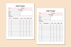 Order Tracker Planner  Bundle - CraftNest - Digital Crafting and Art
