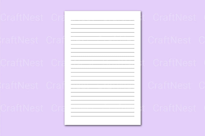 Lined 6x9 Notebook - CraftNest - Digital Crafting and Art