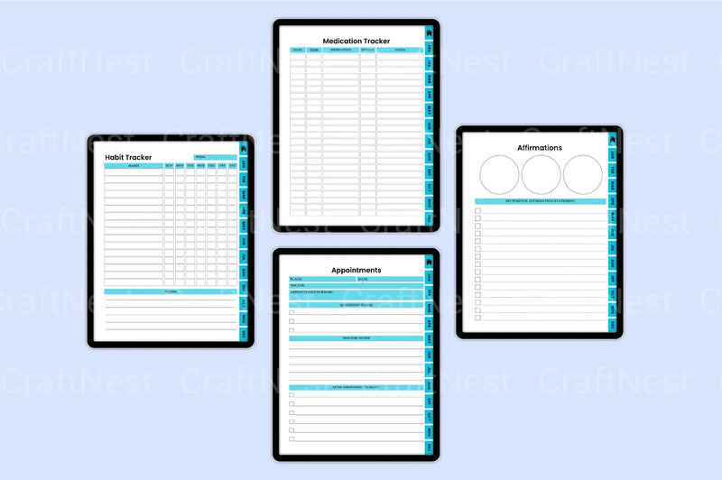 Anxiety and Depression Workbook - CraftNest - Digital Crafting and Art