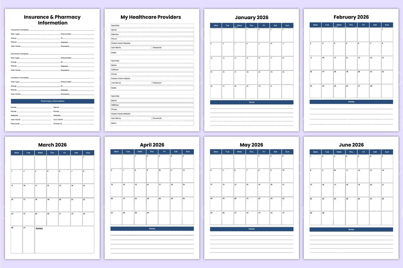Comprehensive Medical Workbook - CraftNest - Digital Crafting and Art