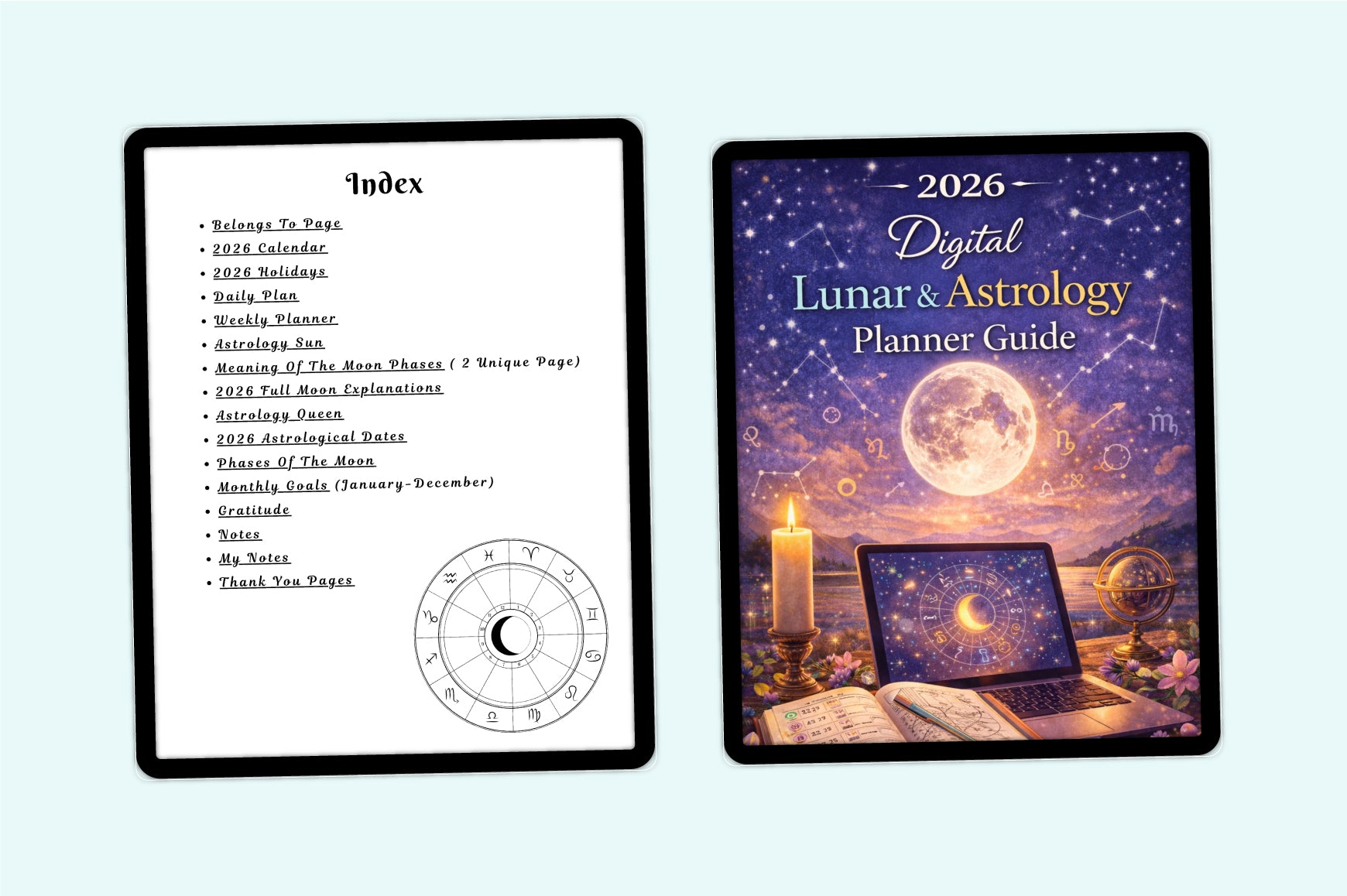 Lunar Astrology Planner