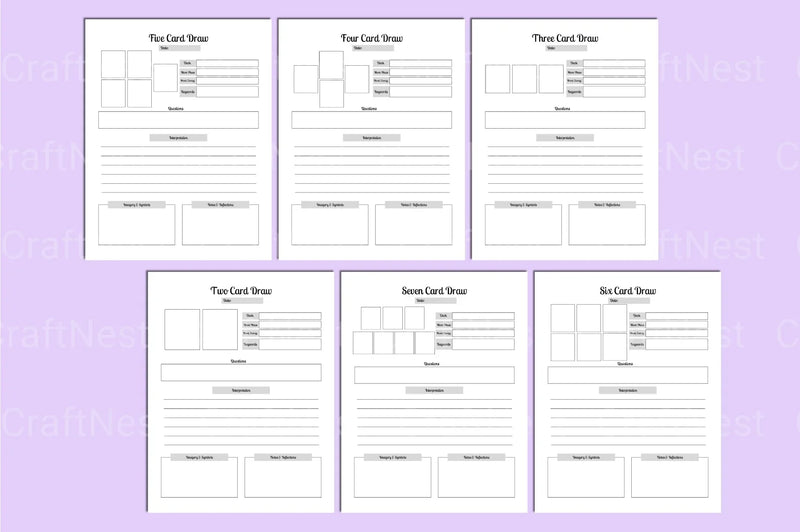 Tarot Card Design Collection - CraftNest - Digital Crafting and Art