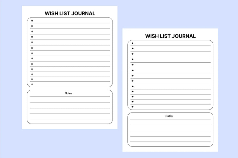 Wish List Planner - CraftNest - Digital Crafting and Art
