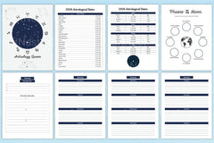 Moon Astrology Planner Canva Template - CraftNest - Digital Crafting and Art