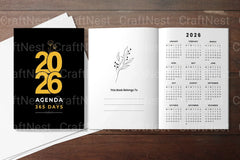 Daily Agenda Planner - CraftNest - Digital Crafting and Art