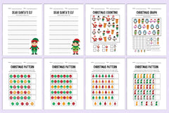 Kindergarten Christmas Workbook - CraftNest - Digital Crafting and Art