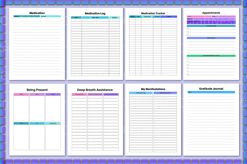 Depression Workbook: A Guide to Mental Wellness - CraftNest - Digital Crafting and Art