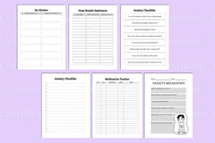 Mental Health Wellness Planner - CraftNest - Digital Crafting and Art