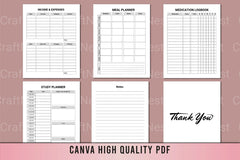 ADHD Planner for Effective Organization - CraftNest - Digital Crafting and Art