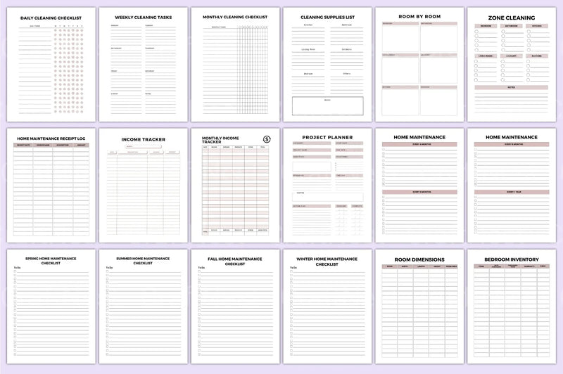 Home Maintenance Planner Guide - CraftNest - Digital Crafting and Art