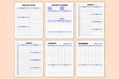 Work From Home Planner - CraftNest - Digital Crafting and Art