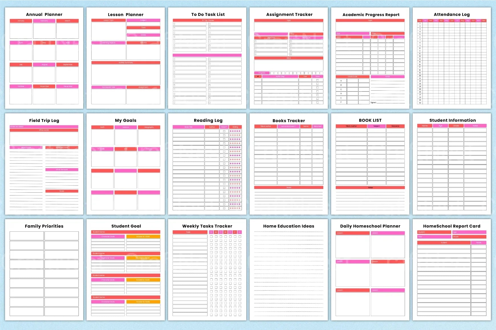 Ultimate Homeschool Planner for Effective Learning - CraftNest - Digital Crafting and Art