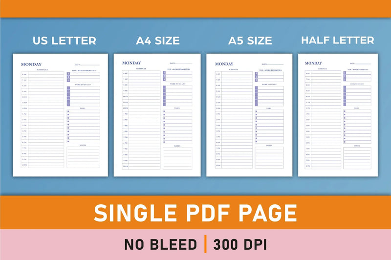 Daily Planner - CraftNest - Digital Crafting and Art