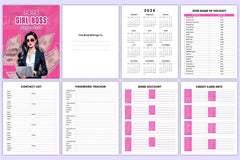 Girl Boss Organizer: Empower Your Workspace - CraftNest - Digital Crafting and Art