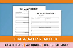 Manifestation Planner Bundle - CraftNest - Digital Crafting and Art