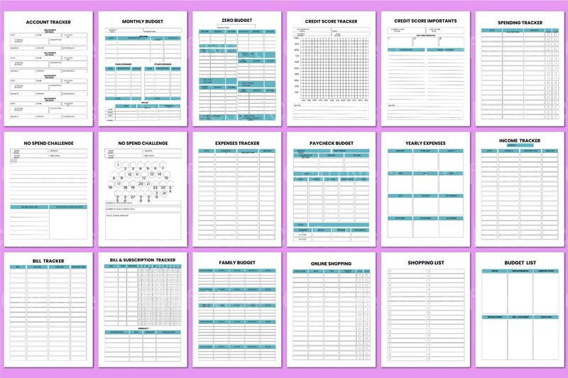 Budget Organizer Tool - CraftNest - Digital Crafting and Art