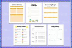 Summer Planner for Kids - Canva Template - CraftNest - Digital Crafting and Art