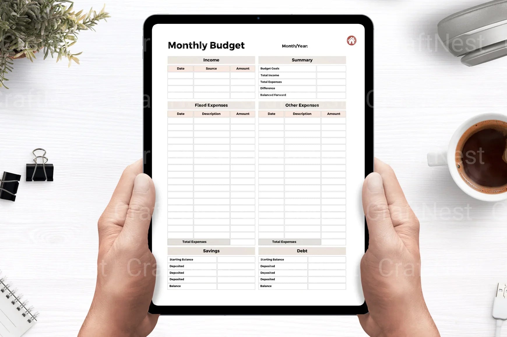Small Business Planner Guide - CraftNest - Digital Crafting and Art