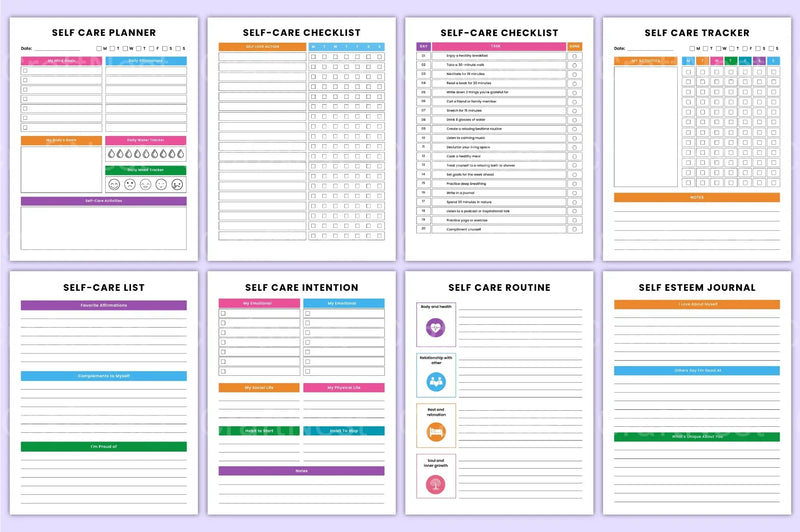 Self Discovery Workbook for Personal Growth - CraftNest - Digital Crafting and Art