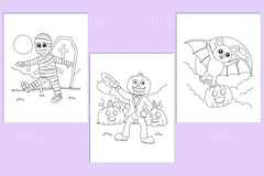 Cute Halloween Coloring Pages - CraftNest - Digital Crafting and Art