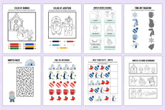 Kindergarten Winter Workbook Activities - CraftNest - Digital Crafting and Art