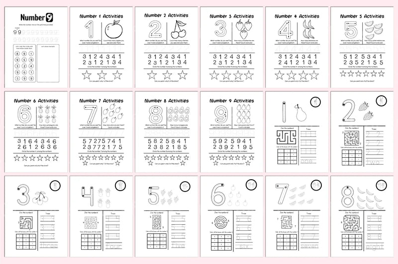Math Activity Book for Kids Ages 7-12 - CraftNest - Digital Crafting and Art