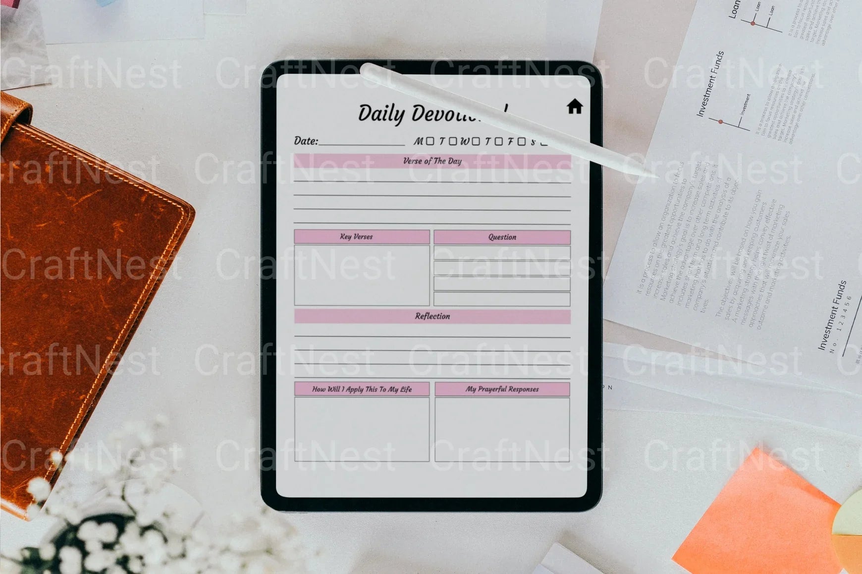 Bible Devotional Planner for Daily Inspiration - CraftNest - Digital Crafting and Art