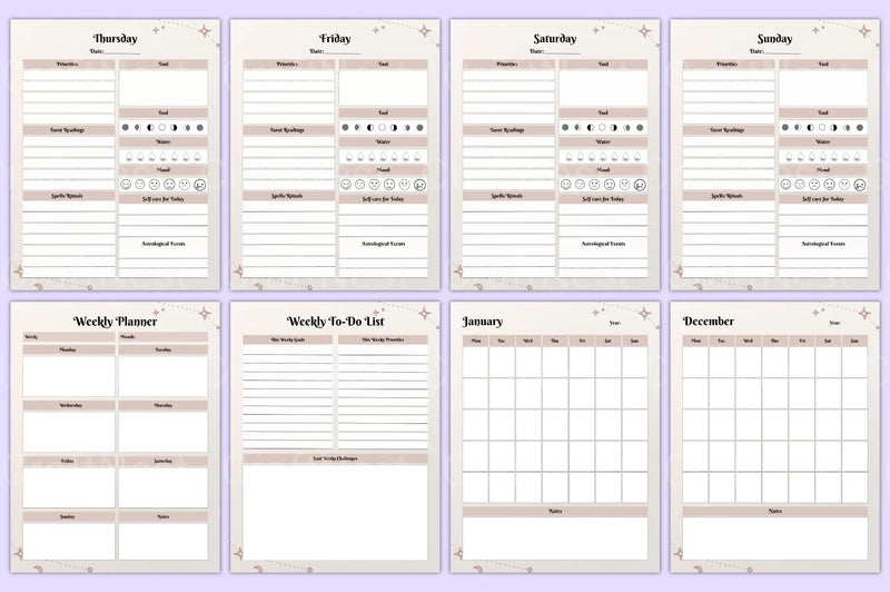 Witchy Planner: Mystical Organization for Your Magical Life - CraftNest - Digital Crafting and Art