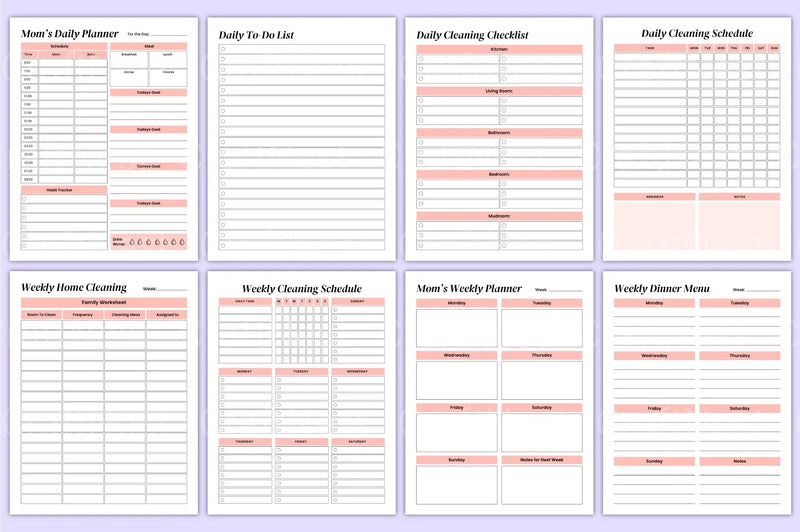 Busy Mom Life Organizer - CraftNest - Digital Crafting and Art
