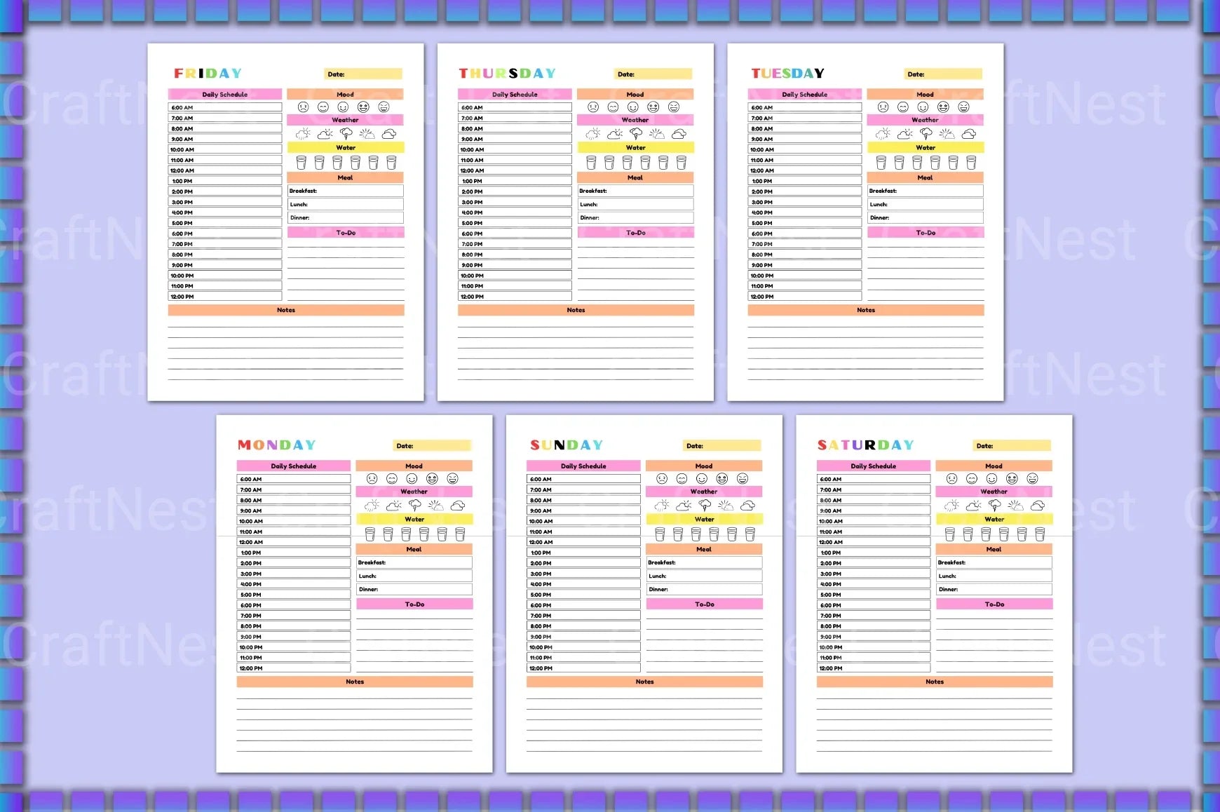 ADHD Planner for Kids: Boost Focus & Organization - CraftNest - Digital Crafting and Art