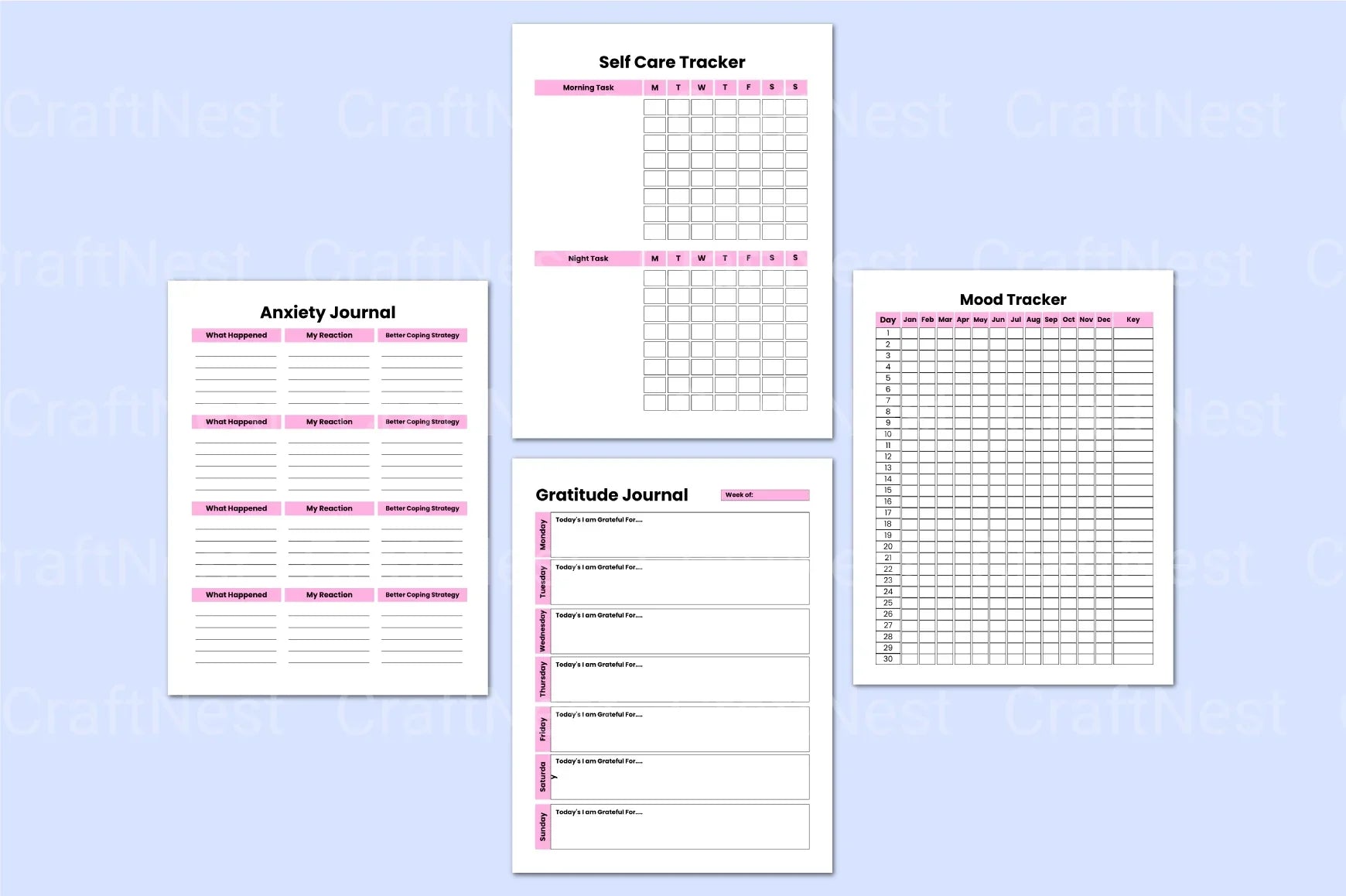 Mental Health Self-Care Guide - CraftNest - Digital Crafting and Art