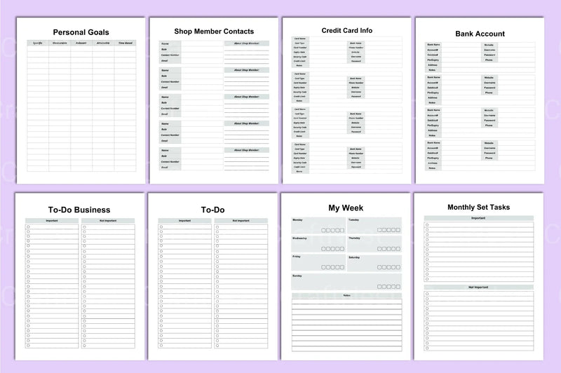 Girl Boss Planner: Empower Your Productivity - CraftNest - Digital Crafting and Art