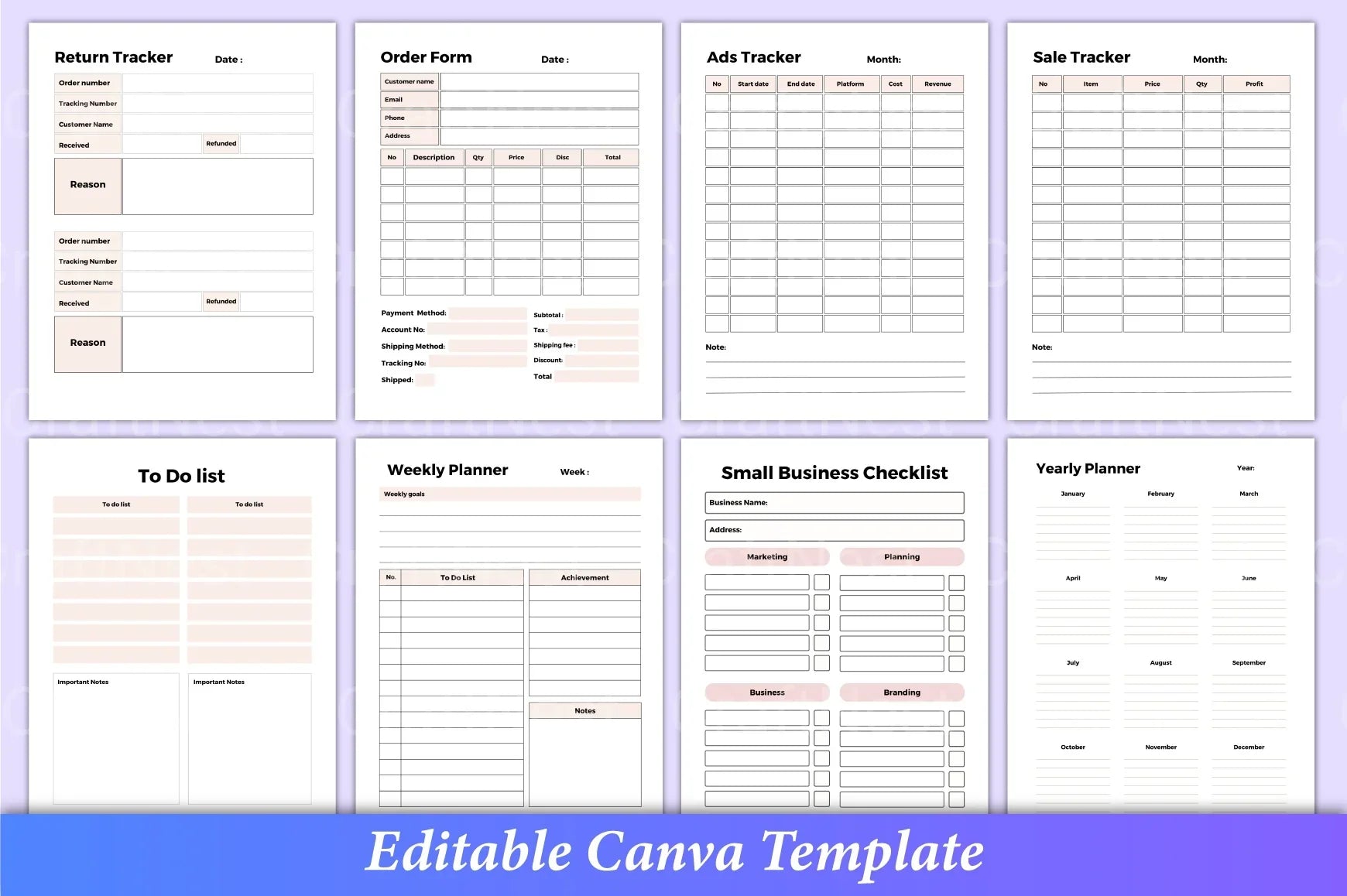 Small Business Planner Guide - CraftNest - Digital Crafting and Art
