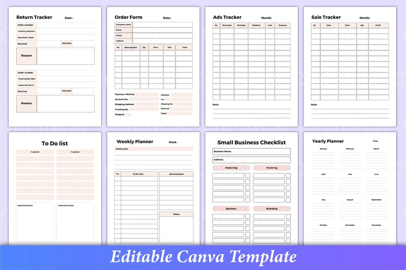 Small Business Planner Guide - CraftNest - Digital Crafting and Art