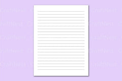 Lined 5x11 Notebook - CraftNest - Digital Crafting and Art
