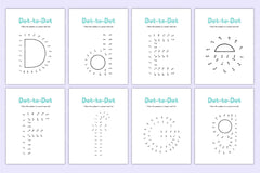 Alphabet Dot to Dot Worksheet for Kids - CraftNest - Digital Crafting and Art