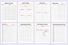 Weight Loss Planner for Effective Results - CraftNest - Digital Crafting and Art